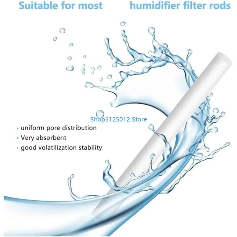 G8TC 50pcs Multi Purpose Quick Absorption Fibre Cotton Humidifier Sticks Replacement Set Moisture Retention Diffusers Wicks