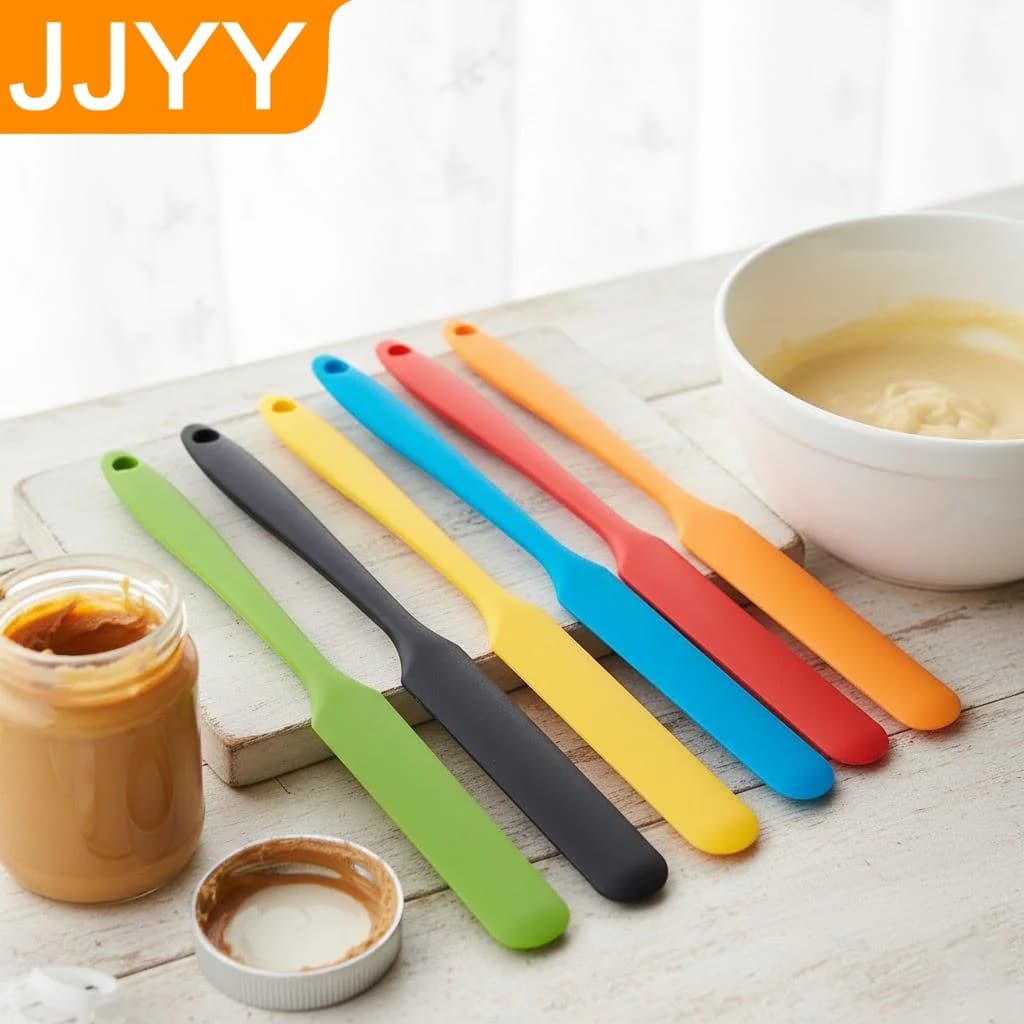 Set di Spatole in Silicone Antiaderente, Utensili da Pasticceria, Accessori per Glassare, Biscotti, Gelato, 7 Pezzi