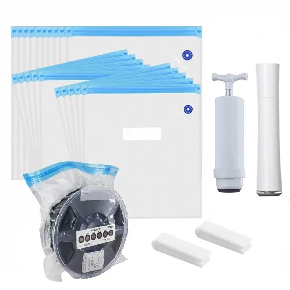 3D Filament Dryer Storage Vacuum Sealing Bags 30*34cm 3D Printer Part 1KG ABS PLA TPU PETG Keep Filament Dry 2 Clips