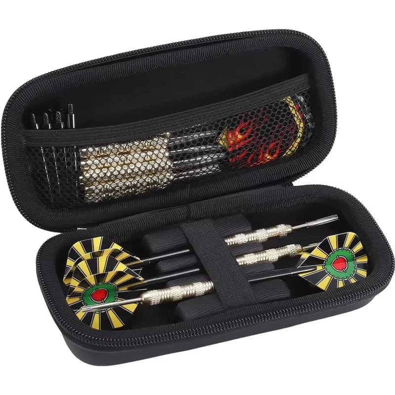Borsa porta freccette in EVA, organizer per punte e aste, custodia per accessori, sacchetto vuoto per freccette, contenitore per uso domestico e all'aperto