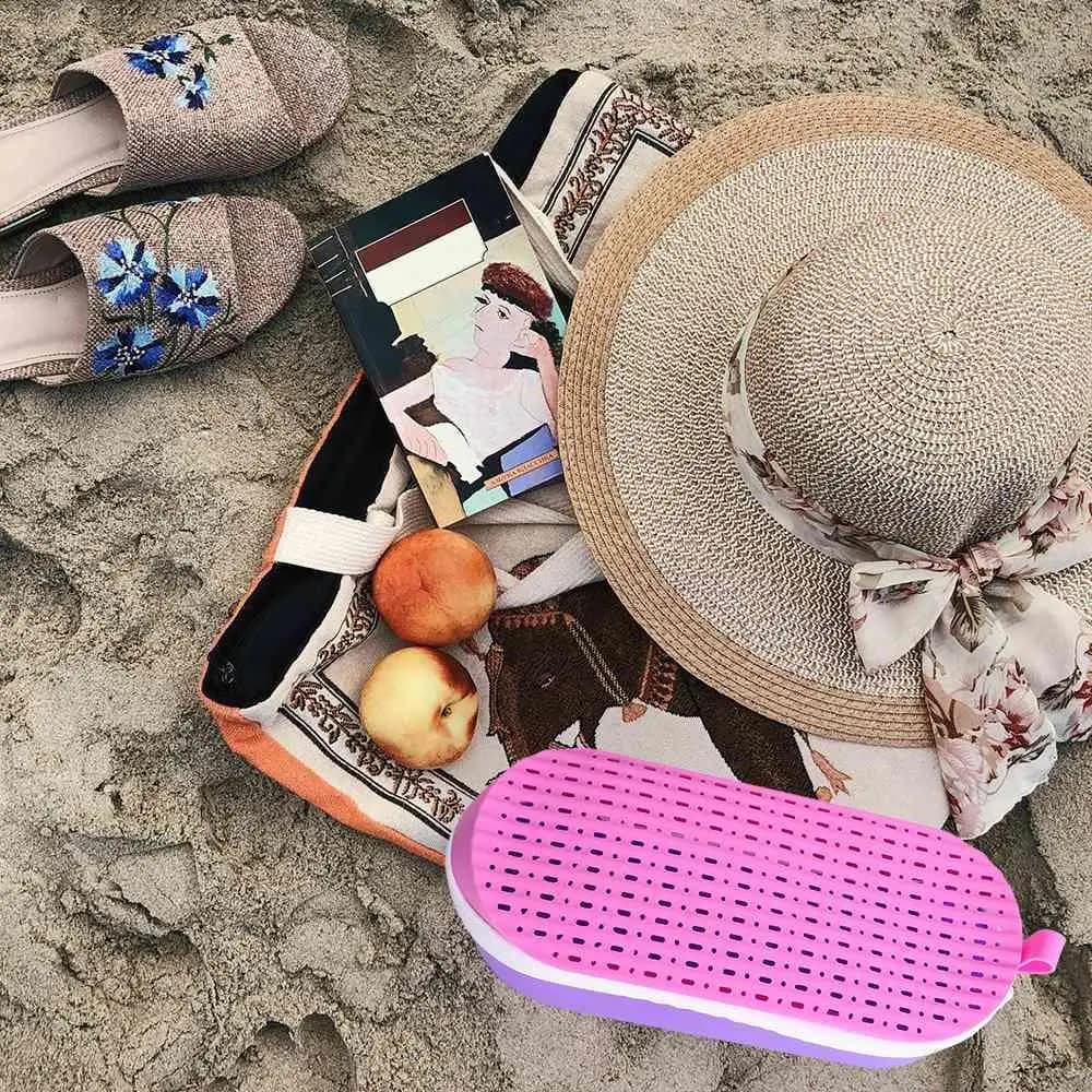 Silicone Swim Goggle Case Waterproof Soft Zipper Eyeglasses Case Breathable Portable Swimming Goggles Protection Box