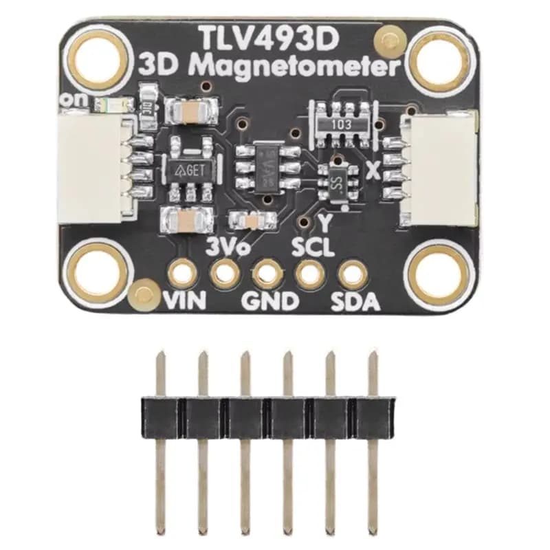 Sensor Module Three Axes ABJF-TLV493D 4366 Qwiic I2C STEMMA QT for 3D Magnetic Field Detection for ESP32 Arduino