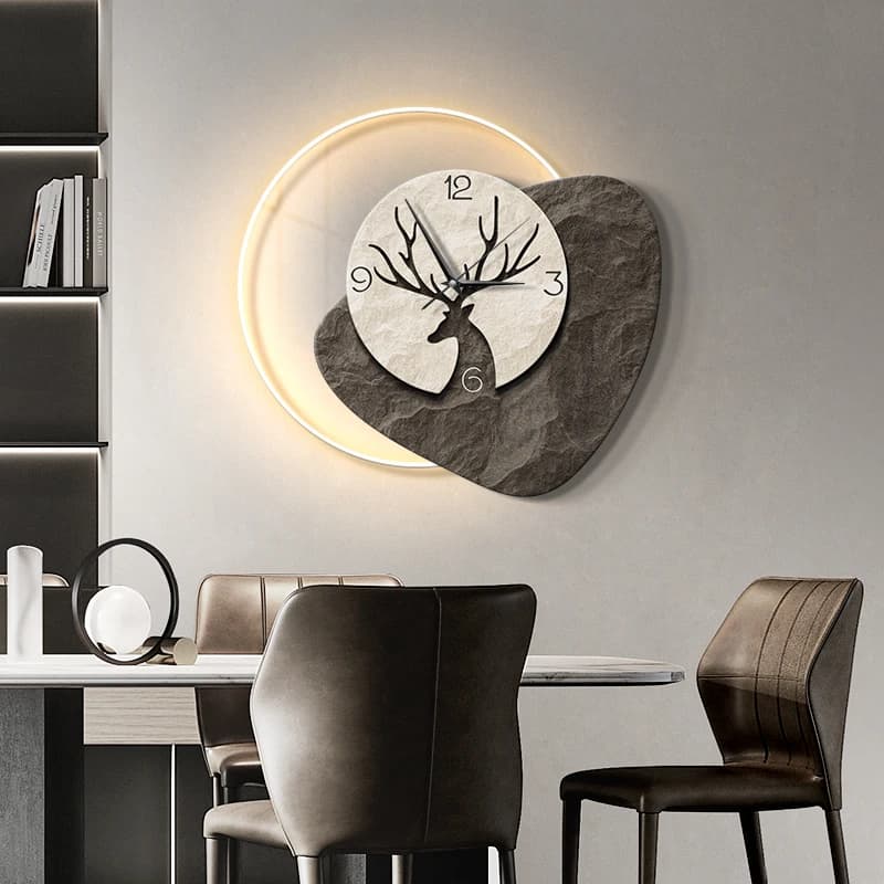 Luxury modern wall clock for restaurant, hallway, cute Nordic creative wall clock, soundless design, Reloj Digital Pared Room Decorarion