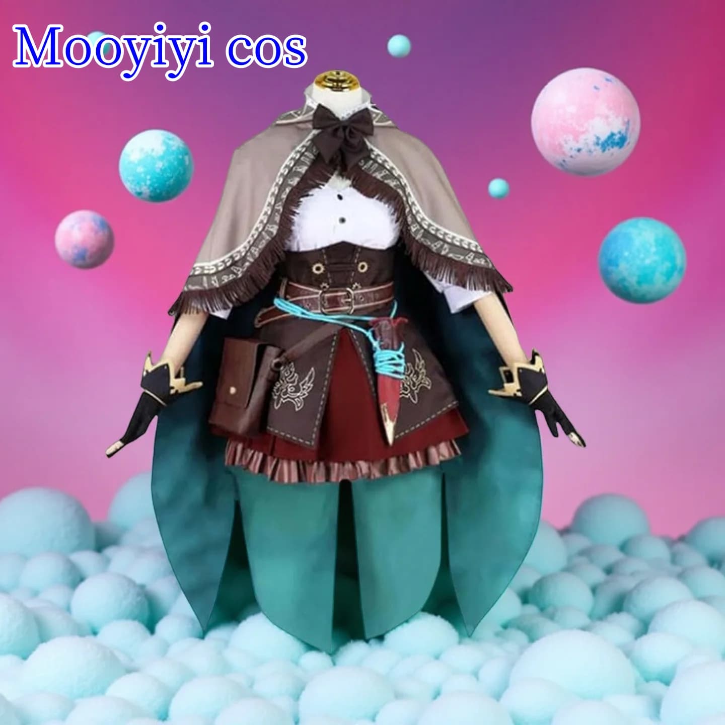 Nanashi Mumei Costume Cosplay Halloween Natale Giochi di ruolo Comico Personalizzato Mooyiyi Nuovo costume 2025 Gonna recentemente sexy