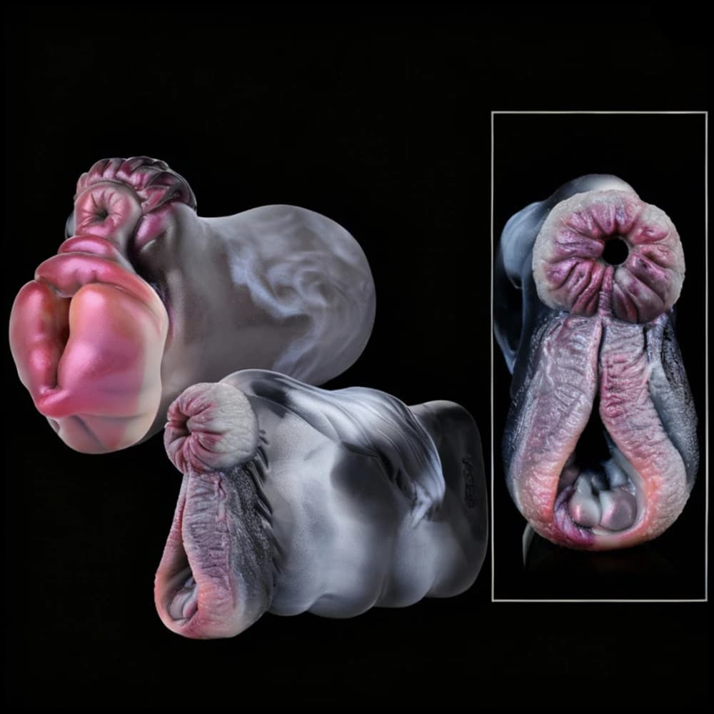 NNSX Animale Realistico Della Vagina Anale Masturbatore Maschile Giocattoli Del Sesso per Gli Uomini Tasca Del Silicone Figa 3D Artificiale Stroker Giocattoli Del Sesso Erotici
