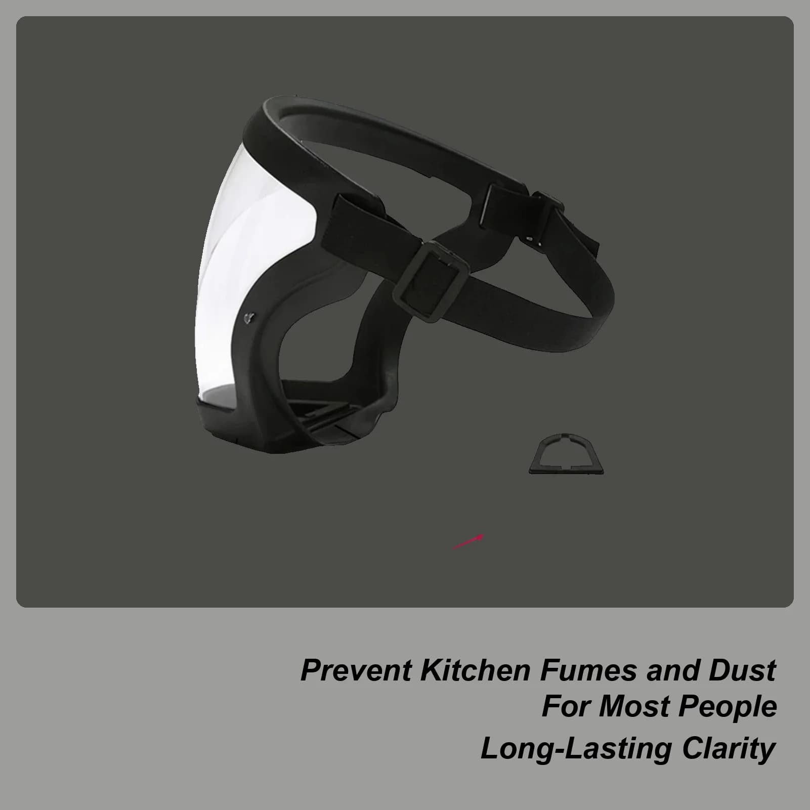 Full Face Shield Mask Transparent Anti-Fog Full Face Shield Kitchen Oil-Splash Face Mask Dustproof Wind Proof Anti-Fog Goggles