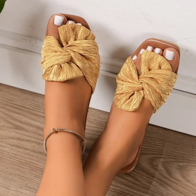 Ciabatte Estive da Donna, Moda Casual, Scarpe Basse da Donna, Sandali Aperti per Spiaggia e Esterni, Ciabatte da Casa