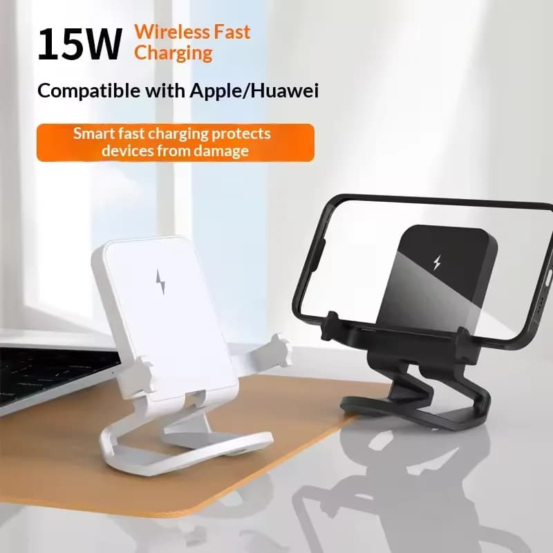 Magnetic Fast Charging Station 15W Wireless Charger Desktop Fold Smart Phone Holder Charge For Magsafe iPhone 16 15 14 13 12 Pro