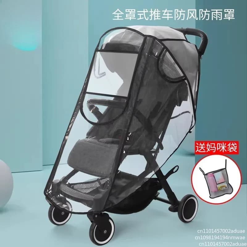 Copertura Antipioggia Universale per Passeggino, Protezione Antivento per Bambini, Impermeabile per Carrozzina, Scudo Antipioggia Invernale