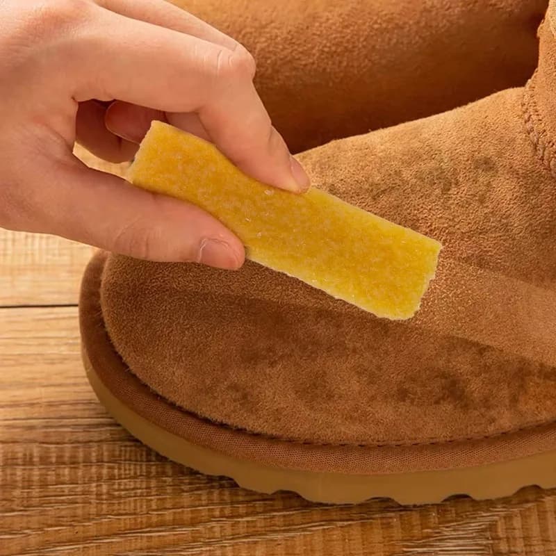 Gomma per la pulizia delle scarpe e pellicola detergente adatte per scarpe bianche in pelle scamosciata, pelle di cervo, rimozione professionale delle macchie