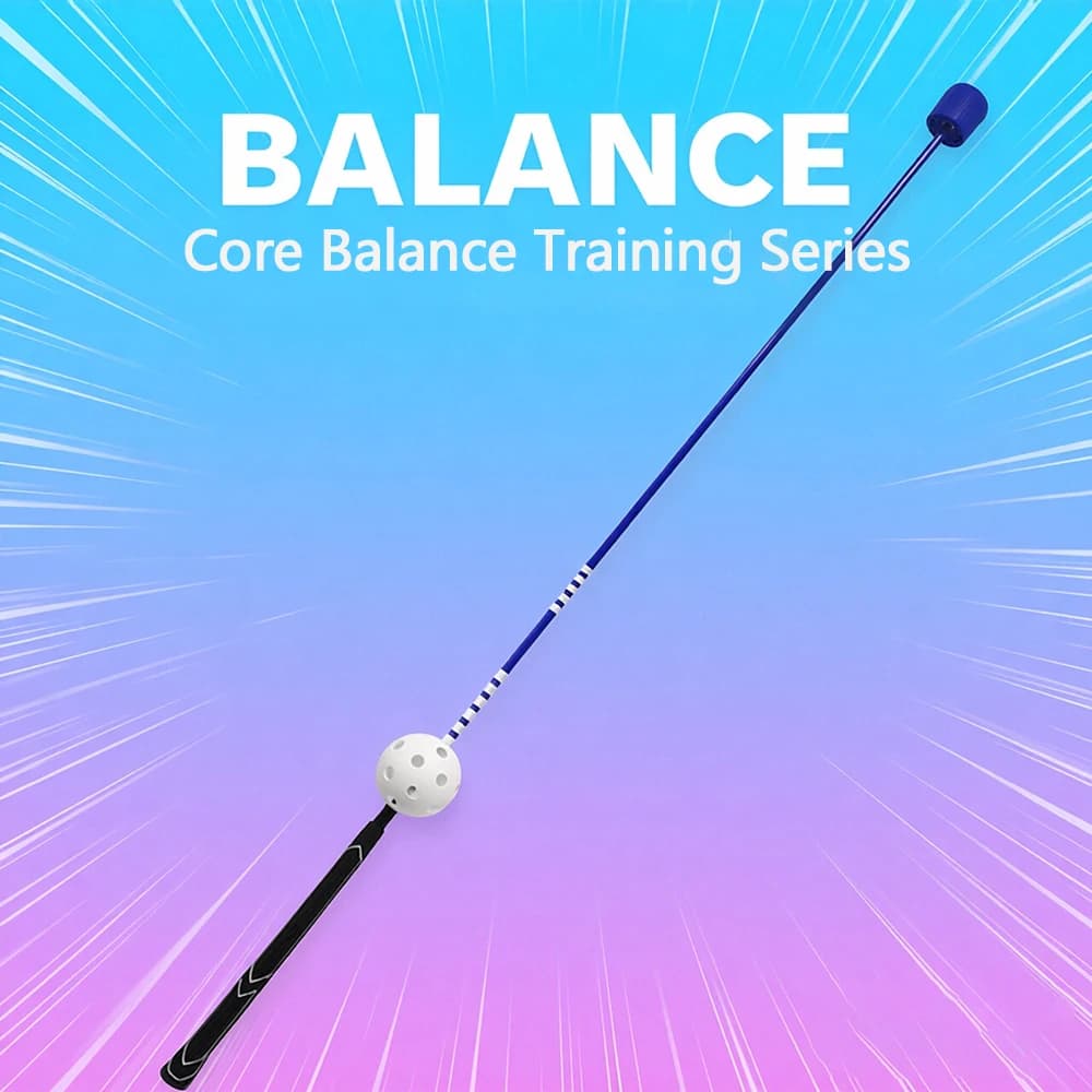 FzcSpeed Golf Swing Trainer Aid Practice Warm-Up Stick for Strength and Tempo Training Suit for Practice Chipping Hitting