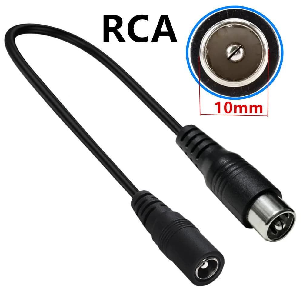 Cavo Adattatore Connettore DC 5.5x2.1 a M12 M16 3Pin XLR RCA IEC 3P 8016 5525 per Scooter, Bici Elettriche, Caricabatterie e Accessori