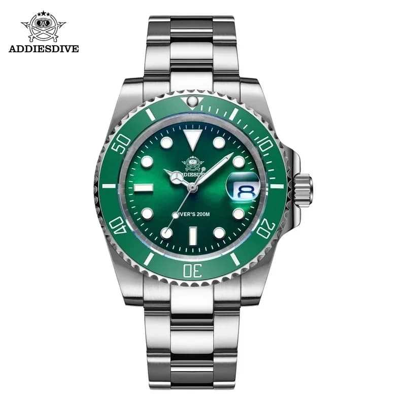 ADDIESDIVE men's watches stainless steel quartz watch H3 European and American waterproof outdoor sports wristwatch