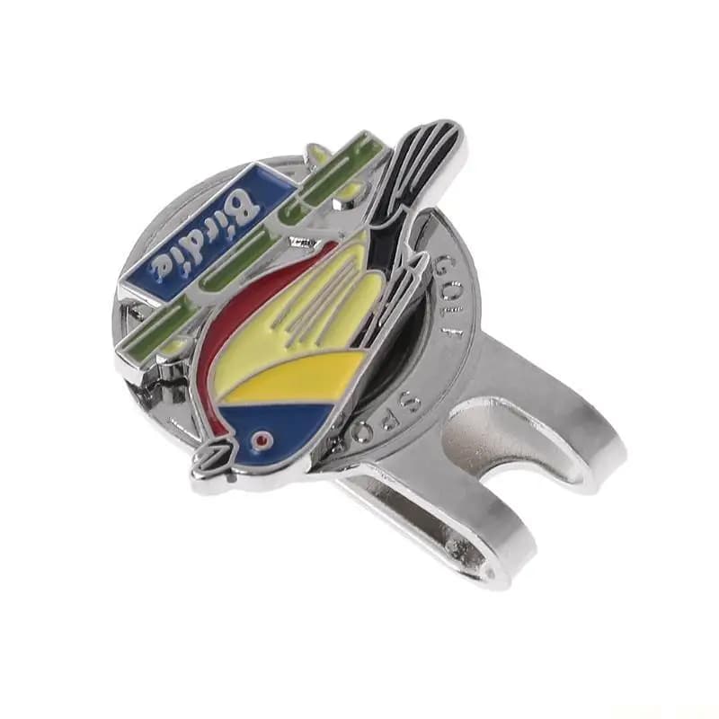 U2JB Bird Golf Ball Marker With Hat Clip Clamp Accessories Gift