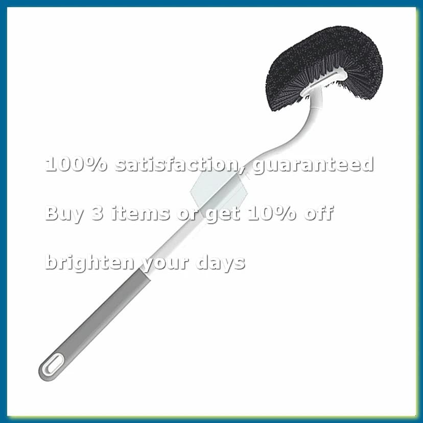 Longhandled Toilet Brush Home Use No Dead Corners,NoNeed to Punch Holes Wallmounted Bathroom Longhandled CleaningBrush B