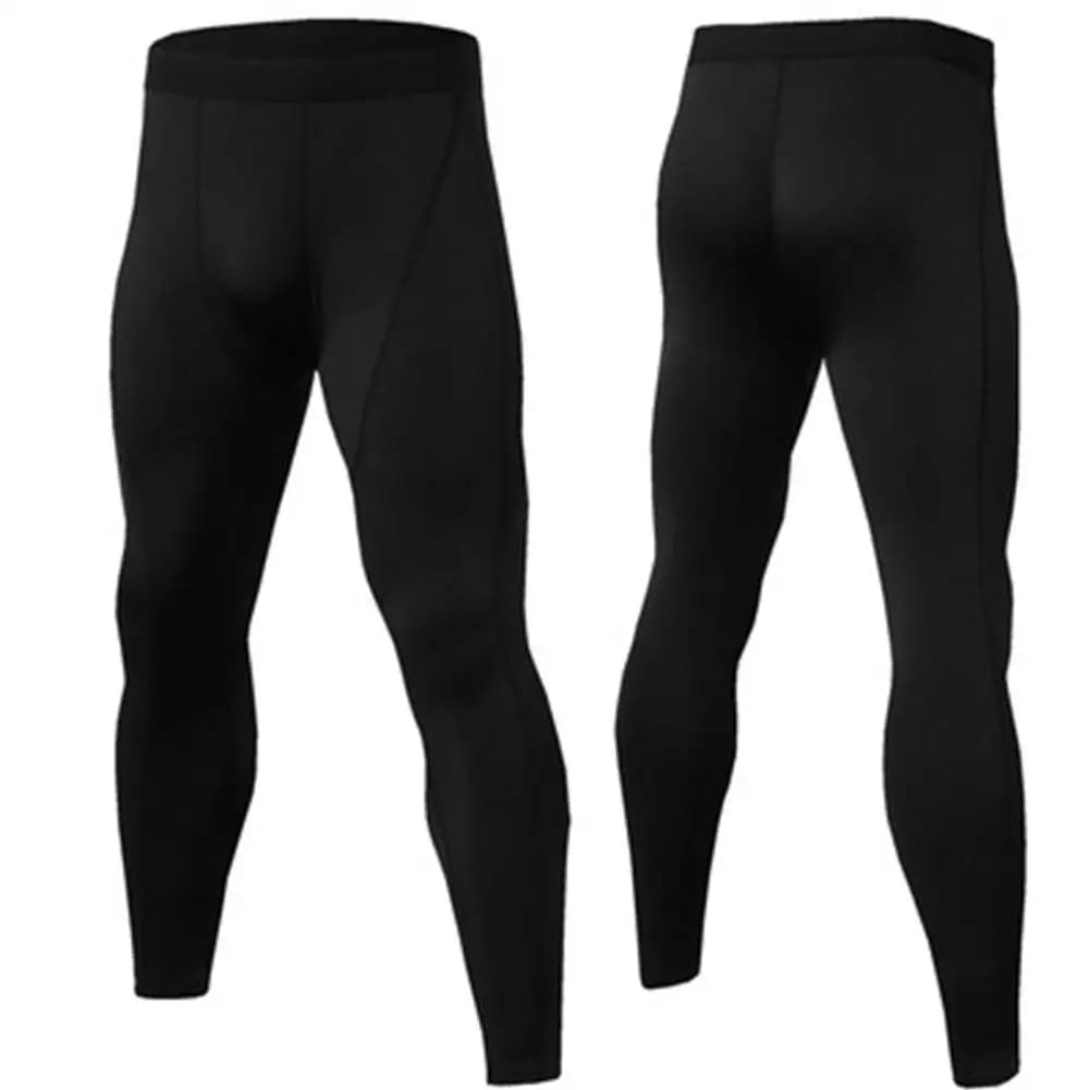 1 pezzo leggings da uomo palestra collant da corsa pantaloni a compressione da uomo fitness da jogging pantaloni lunghi pantaloni da allenamento yoga