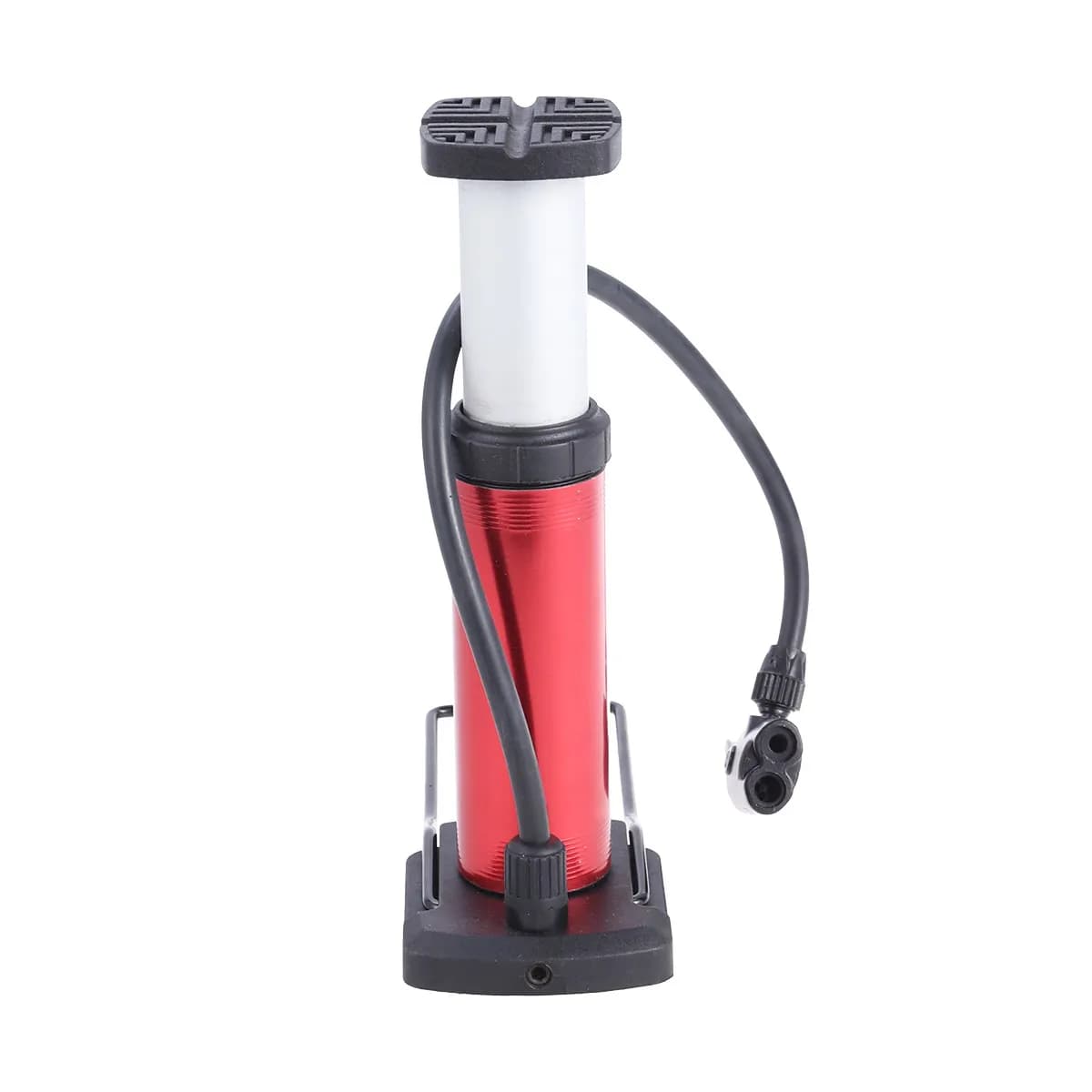 Mini Pompa Portatile per Pneumatici Bici, Gonfiatore Multivalvola con Corpo in Alluminio, Pompa ad Aria per Bici da Strada, Mountain Bike, Veicoli Elettrici e Palloni, Senza Gas