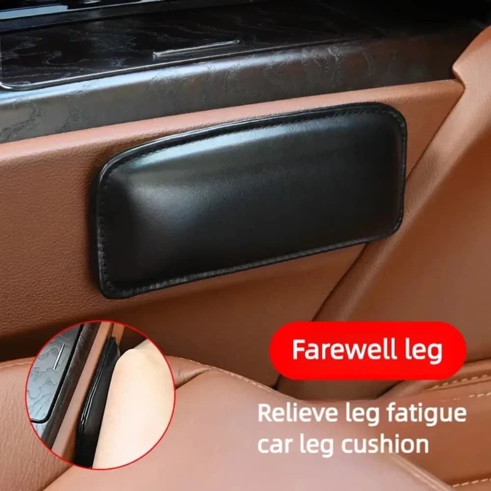 Cuscini per Gambe e Ginocchia in Pelle PU per Auto, Supporto Morbido per Gomito e Braccio, Cuscino per Interni Auto, Supporto per Cosce e Ginocchia