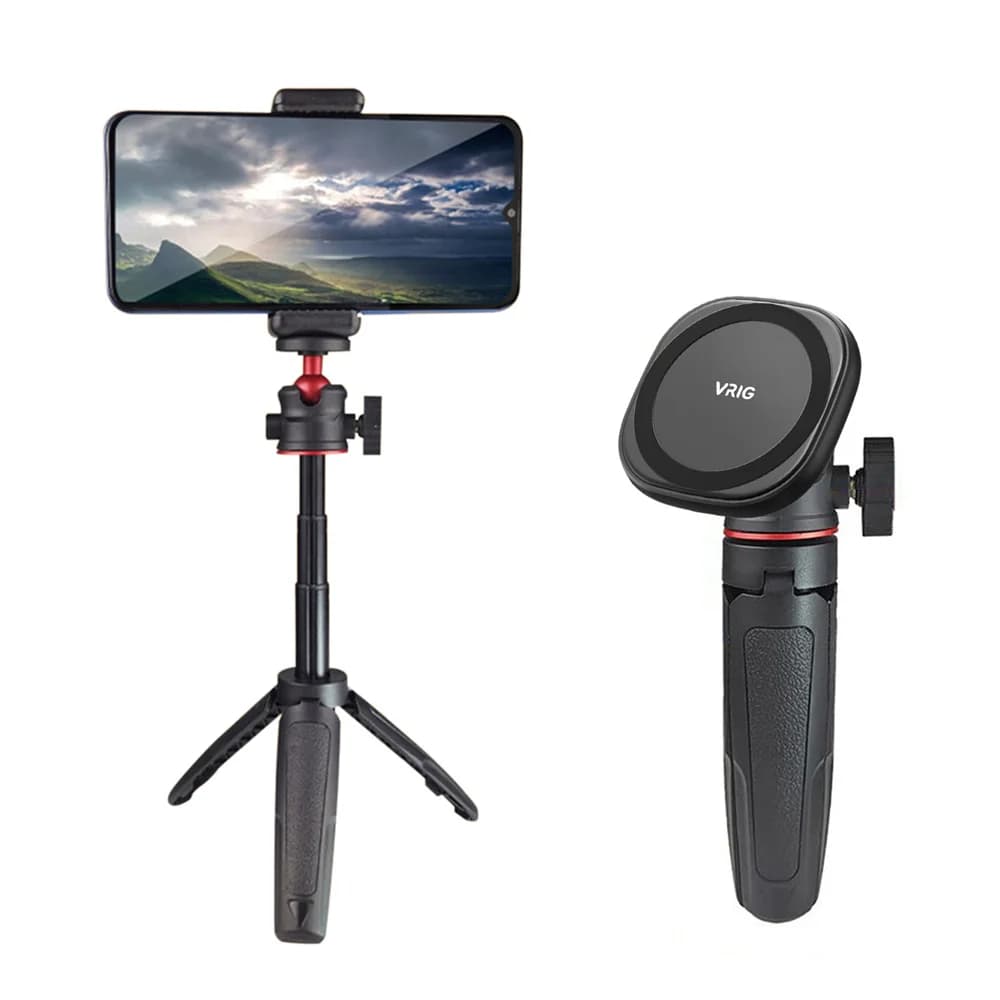 Treppiede magnetico estensibile per Selfie Stick per treppiede Magsafe con testa a sfera 360 supporto per telefono a vite per iPhone 14 13 Series
