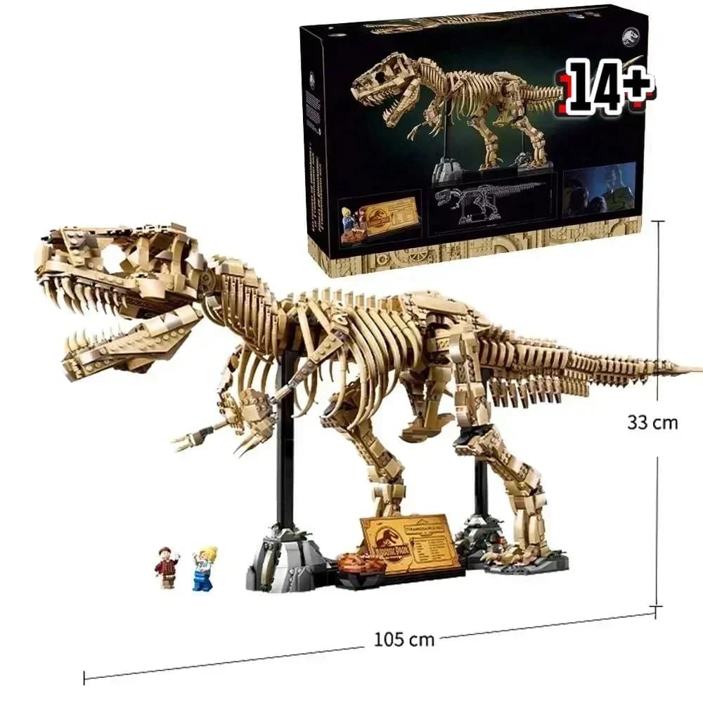 Bandai New Arrival 76968 T-Rex Skeleton Assembly Model Collection Display Premium Design Gifts compatible with LEGO bricks