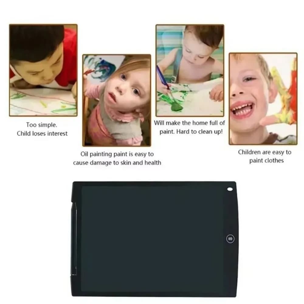New 8.5in LCD Drawing Board Plastic Multicolors Writing Tablet Digit Magic Blackboard Art Painting Tool Unisex's Gift