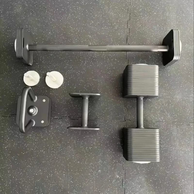 Set of adjustable handlebars 3 in 1 Manubri, kettlebells and balancer for a versatile fitness training