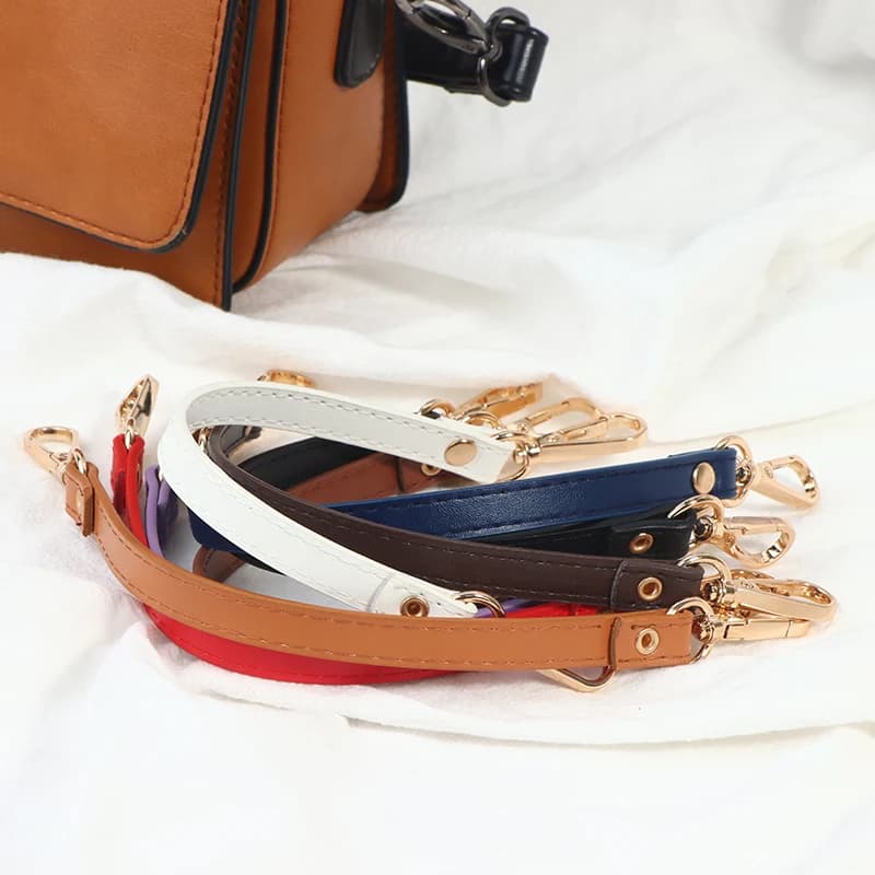 Cintura di ricambio per tracolla corta da 28 cm Cintura di ricambio in pelle PU artificiale Comoda tracolla per borsa Cintura per borsa alla moda