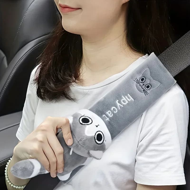 Universal Car Seat Belt Covers for Car Cards Safety Belt Guard for Cars Hot Inner Seat Bearing Flannel Bearing