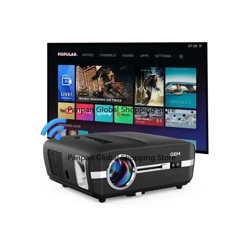 Proiettore LED Mini Portatile 2025 in Offerta Speciale, Schermi e Attrezzature per Presentazioni, Luci Notturne per Home Cinema Pro