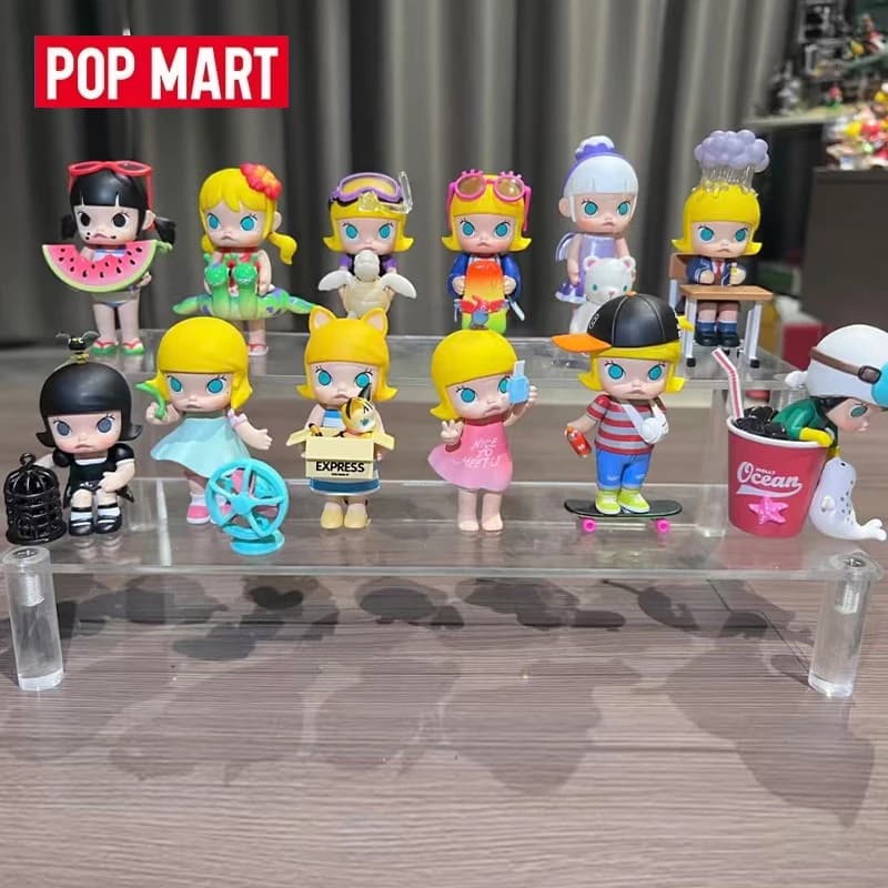 Pop Mart Molly My Childhood Series Blind Box Guess Bag Mystery Box Toys Cute Anime Figure Doll Desktop Ornamentsdel G