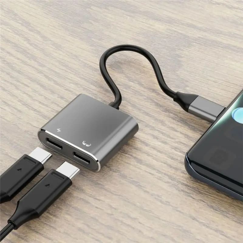DT21 USB C to AR Glasses Charging Data Cable for AIR/2, PD100W Fast Charging 4K@60Hz Adapter for Gaming Travel