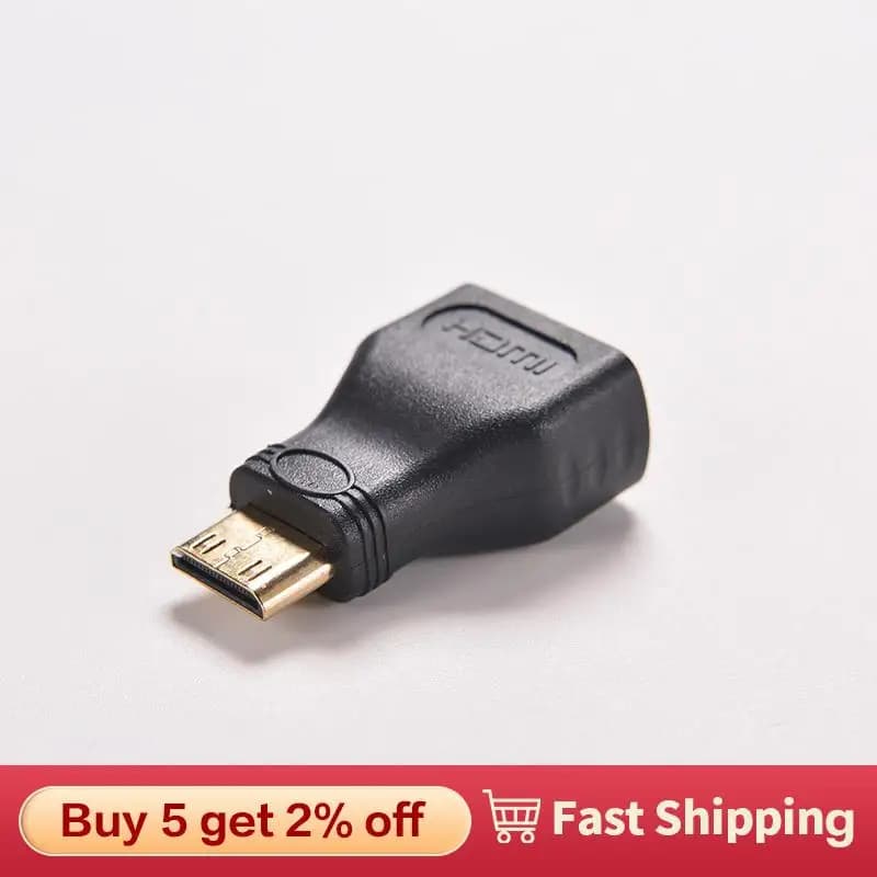 HDMI 1.4 A female A HDMI Mini Micro B male gold plated adapter for camera HDTV F/M HD 1080P cable extension connector converter