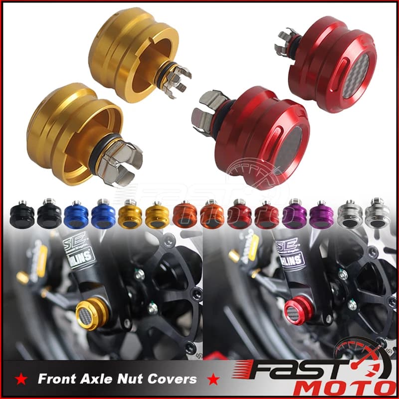 Motorcycle Front Axle Nut Cover For Harley FLTRXSE Road Glides FLHXSE CVO Street Glide 121 2023.5-up FLTRX FLHX FLTRXSTSE 2024-