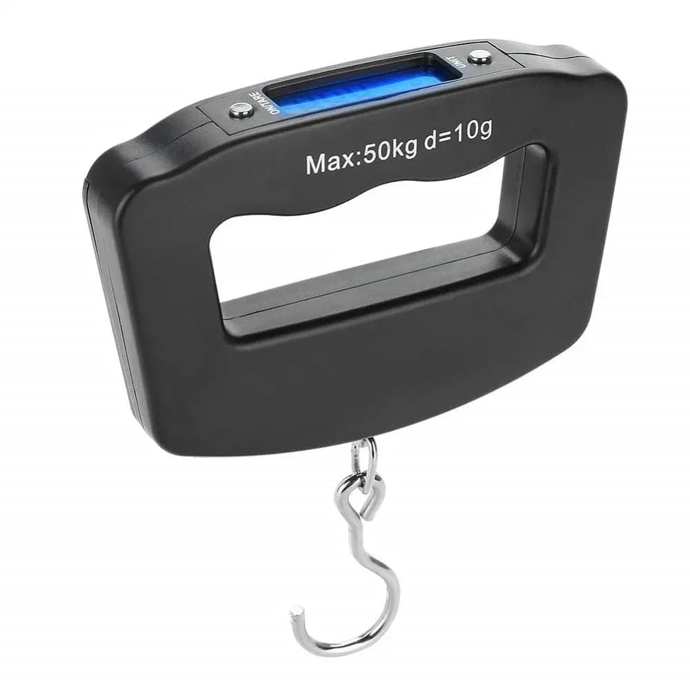 Portable Scale Digital LCD Display 110lb/50kg Electronic Luggage Hanging Hook Suitcase Travel Baggage Bag Weight Balance Tools