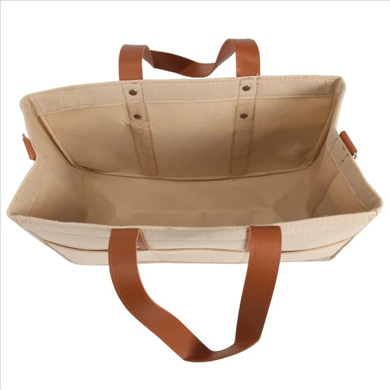 ABHB-6X Portaoggetti in feltro per bambini Cestino per organizer per asilo nido Borsa per pannolini per neonati con manico Caddy Fasciatoio per pannolini Portaoggetti per bambini A