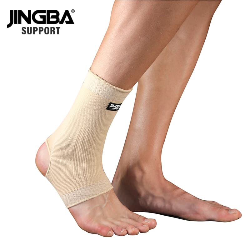 Supporto per caviglia JINGBA SUPPORT 1 pz, protezione per sport all'aperto, nero, in nylon, compressivo, per caviglia, dropshipping