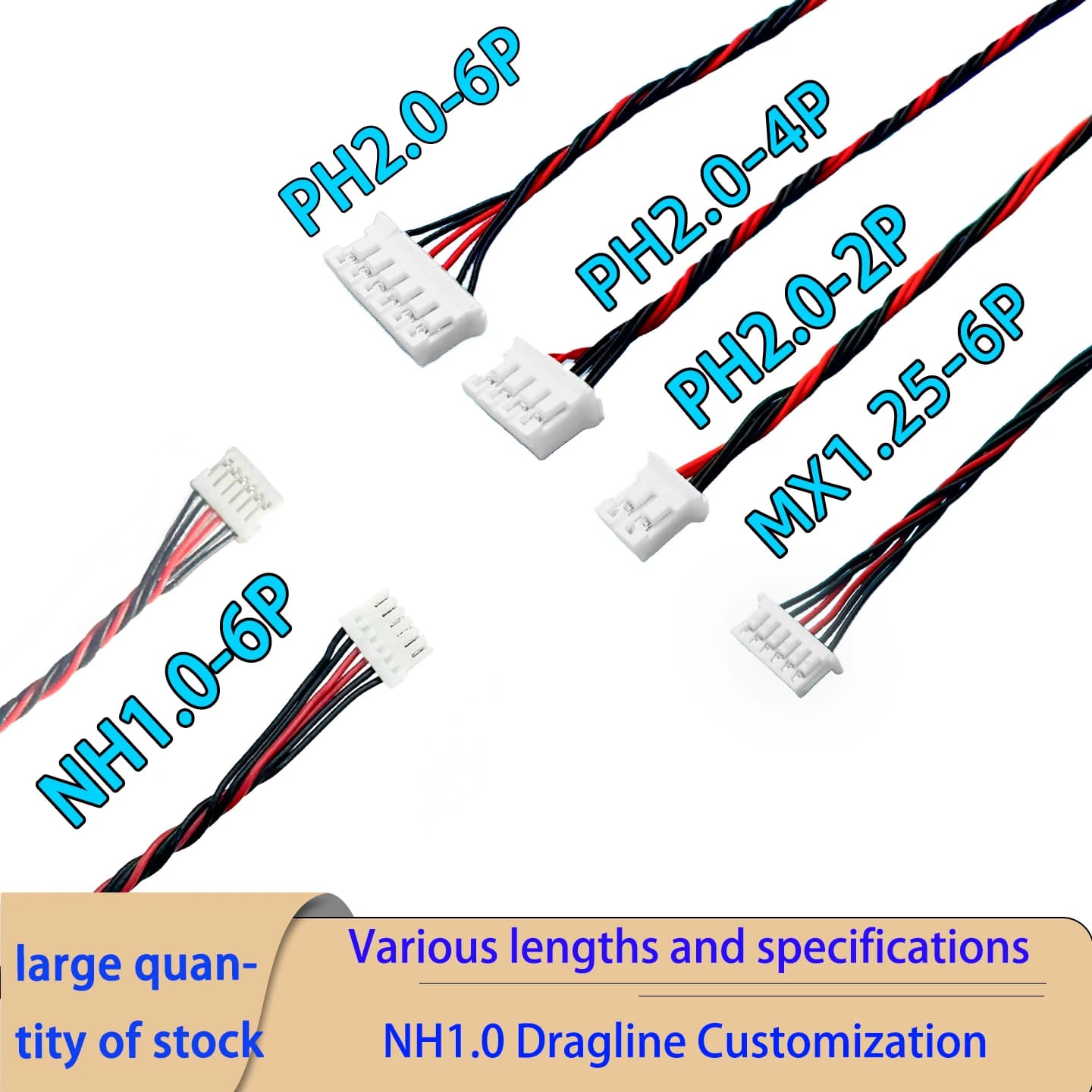 Scheda di Amplificazione PH2.0 Dragon Line per Striscia LED Retroilluminata, Corrente Costante LCD MX1.25 NH1.0 - Componente Elettronico