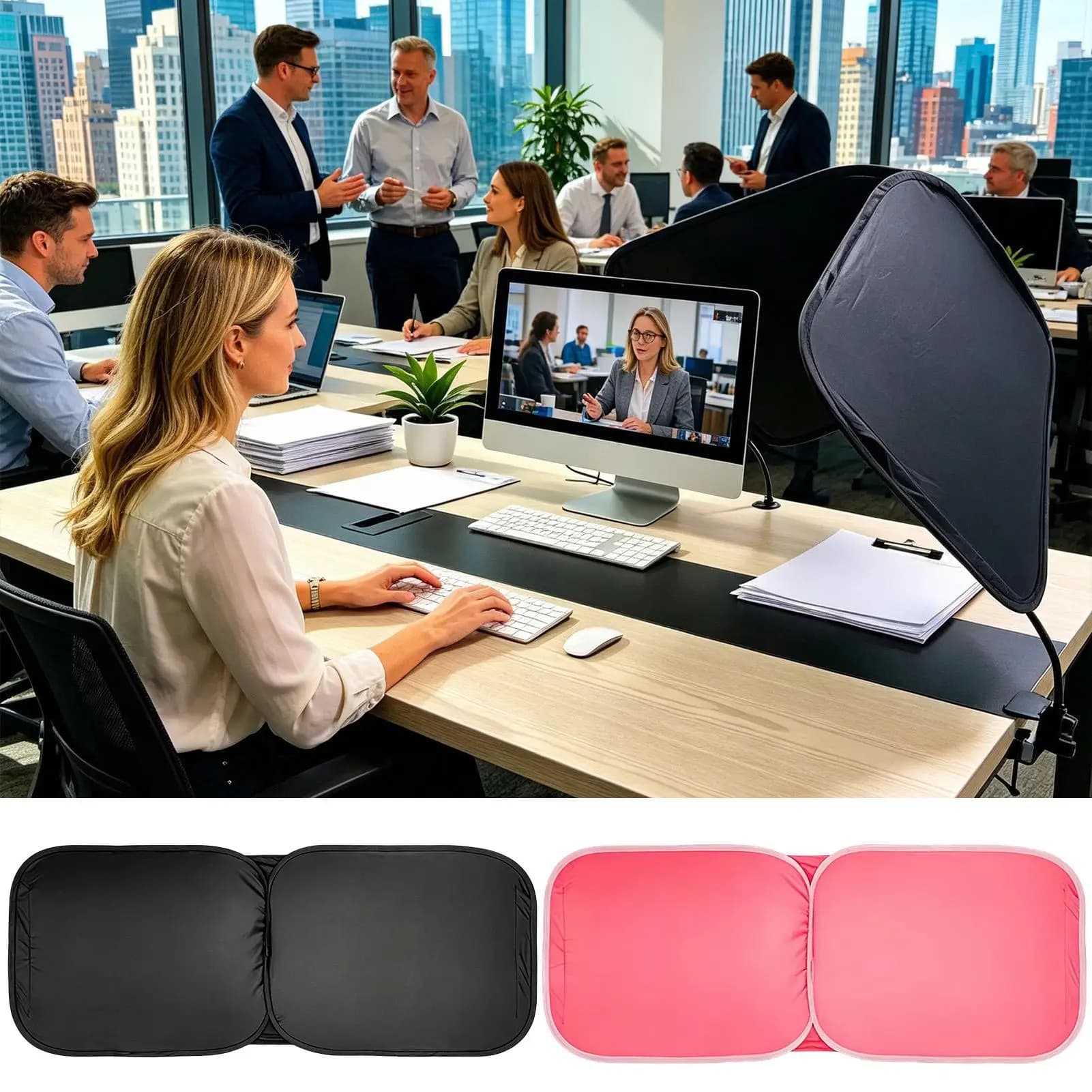 Office Desk Light Blocker Desktop Overhead Privacy Screen Office Light Blocker For Men Adults Coworkers Colleagues Teachers