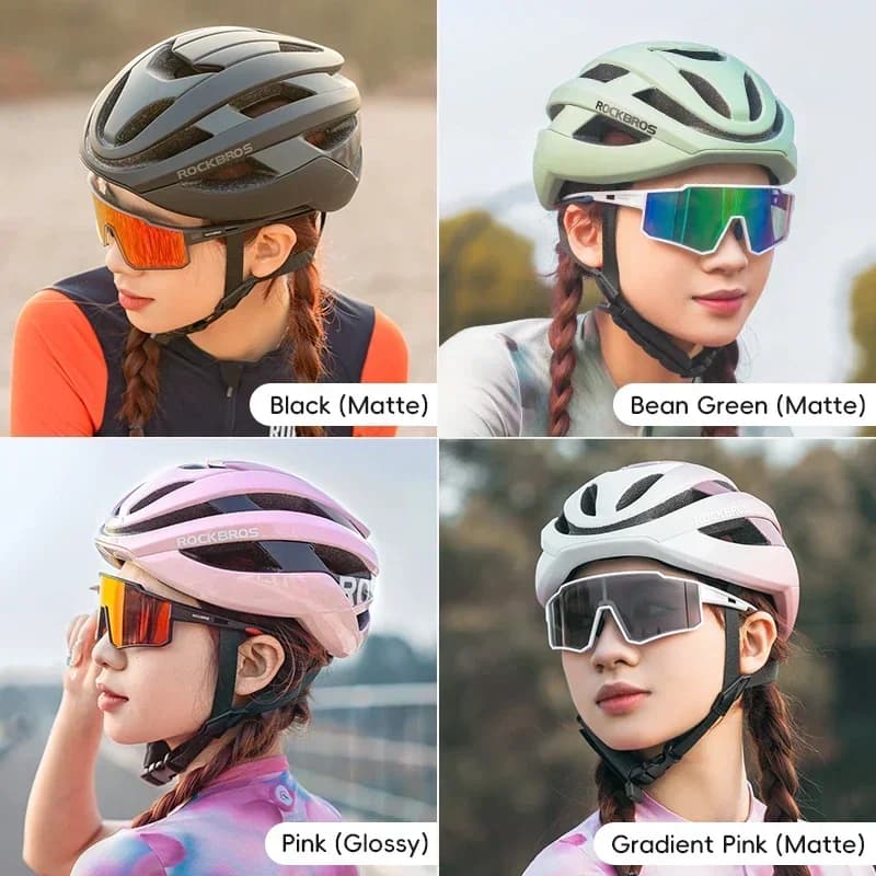 Cycling Helmet ROCKBROS Ultralight Safety Road Mountain Bike Helmet Outdoor Running Road Helmet Fully Adjustable