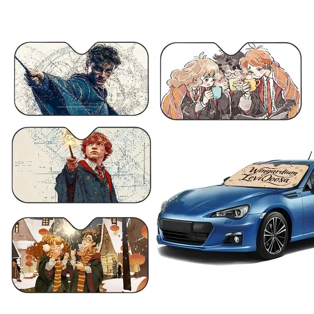 Parasole per Parabrezza Auto/SUV a Tema Harry Potter - Accessorio Protettivo per Finestrino Anteriore