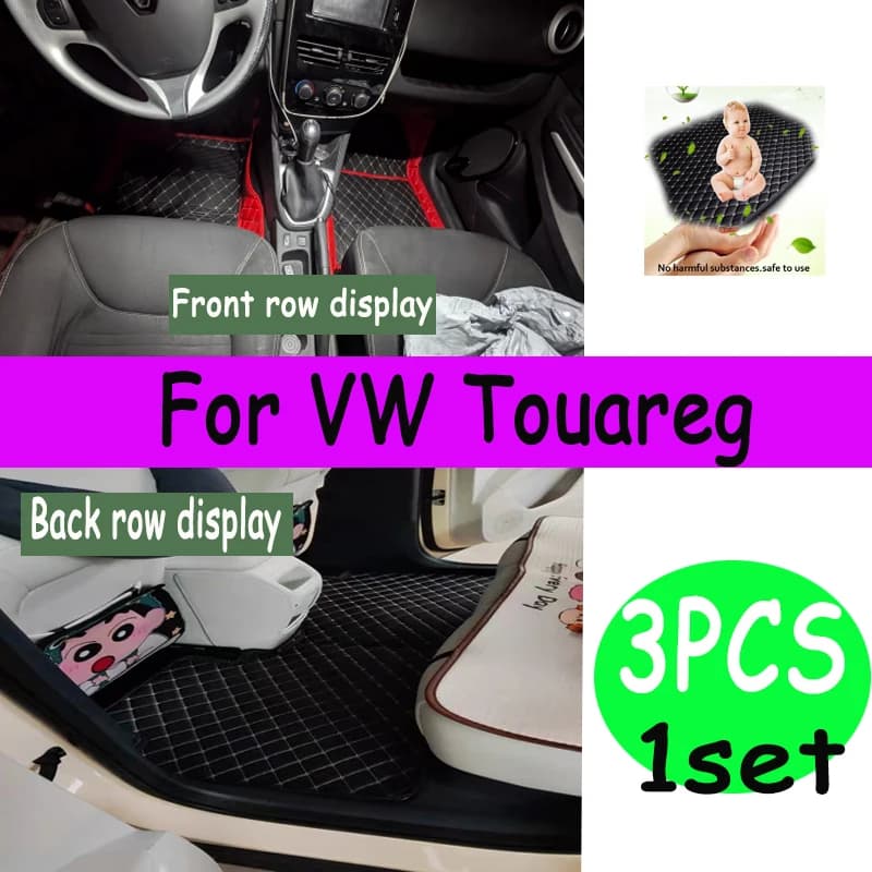 Tappetini auto per VW Volkswagen Touareg 2011 2012 2013 2014 2015 2016 2017 2018 Accessori interni personalizzati