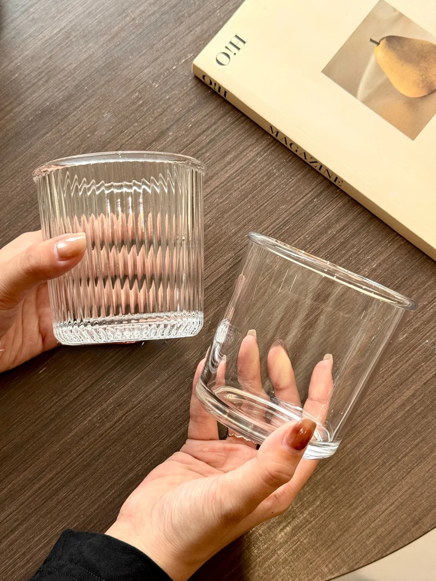 Thickened Simple Glass Cup Coffee Drink Milk Beverage Milkshake Tea Breakfast Cup Transparent round Shape Portable Glassware
