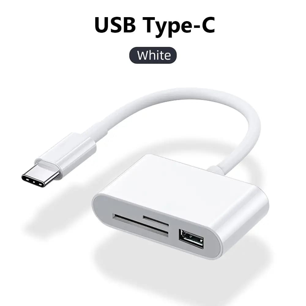 Trasferimento dati per smartphone Lettore di schede disco Flash Drive Adattatore Micro USB OTG USB Type-C per