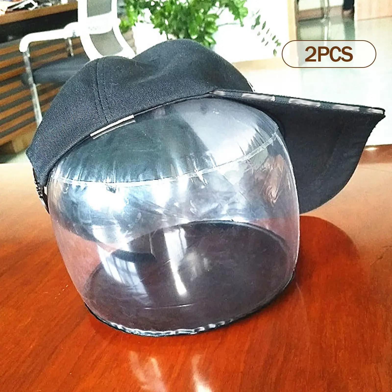 Supporto Trasparente Gonfiabile per Cappelli in PVC, Espositore per Cappelli, Cornice per Esposizione da Tavolo per Negozi, Contenitore per Cappellini da Baseball