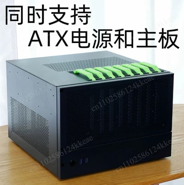8-Bay NAS Chassis L8NAS Equipped with Backplane, SAS Storage Media Support and ATX Motherboard Power Supply Compatible