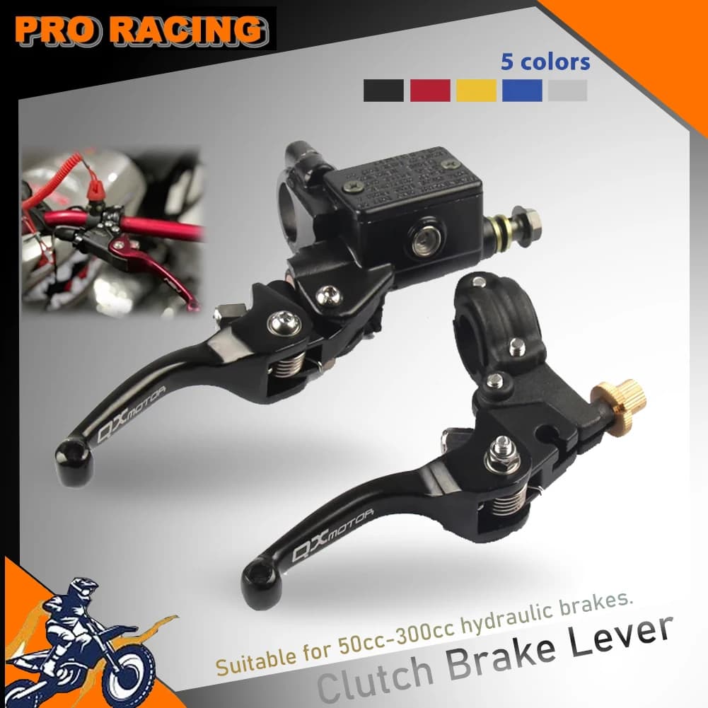 Leva frizione leva freno pieghevole freno moto con pompa anteriore adatta alla maggior parte CRF KLX YZF RMZ Refit Parte Dirt Pit Bike Motocross