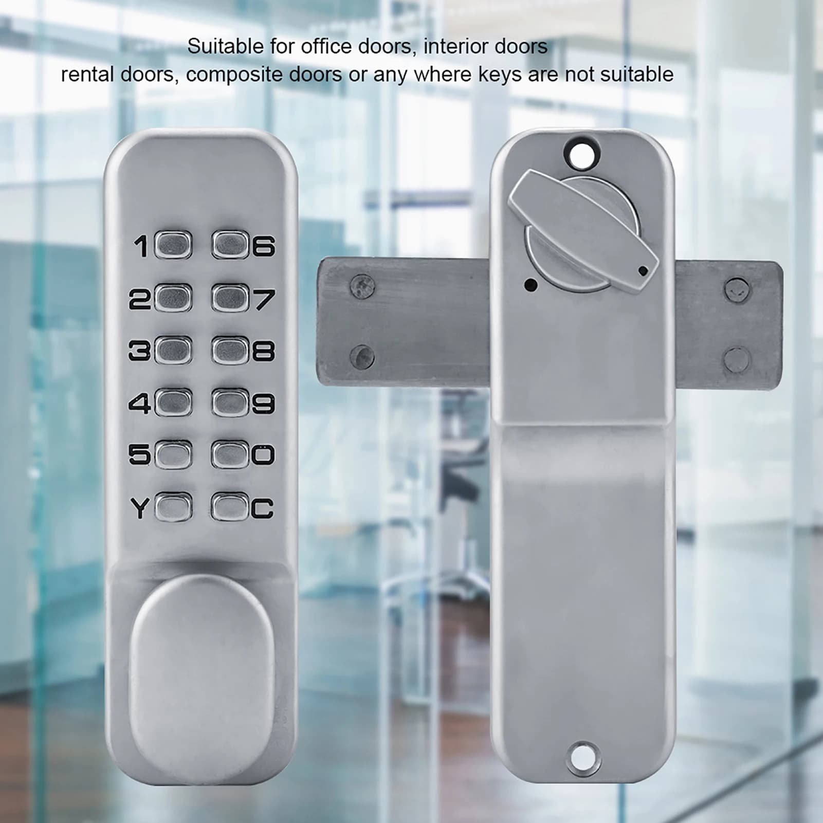 1-11 cifre combinazione Cam porta in lega di zinco comoda Password di sicurezza serratura codificata serratura serratura codificata serratura codificata