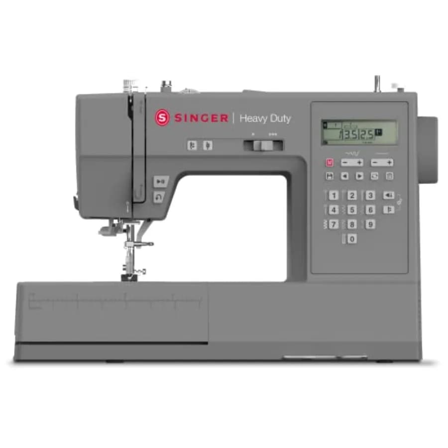 Macchina da cucire computerizzata per impieghi gravosi 6700C con kit di accessori Motore potente con potenza perforante migliorata App 411 Stitch