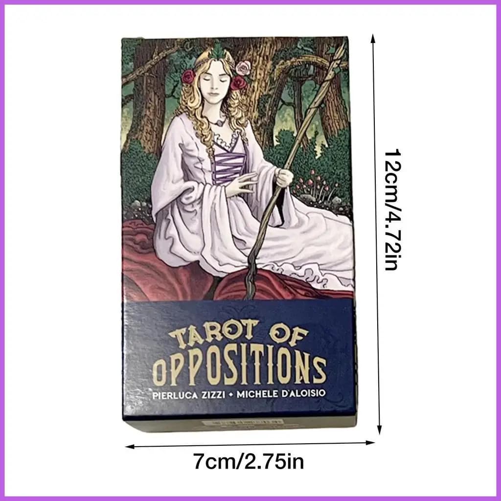 Tarocchi delle opposte 78 carte Versione inglese Mazzo di tarocchi Mazzo di tarocchi Mazzo di tarocchi Carta Oracle Carte dei tarocchi L' sehmy