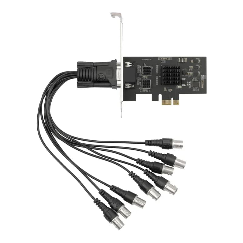 Scheda di acquisizione video AHD a PCIE con 8 canali SDI, scheda interna per acquisizione video HD per apparecchiature di monitoraggio di sicurezza